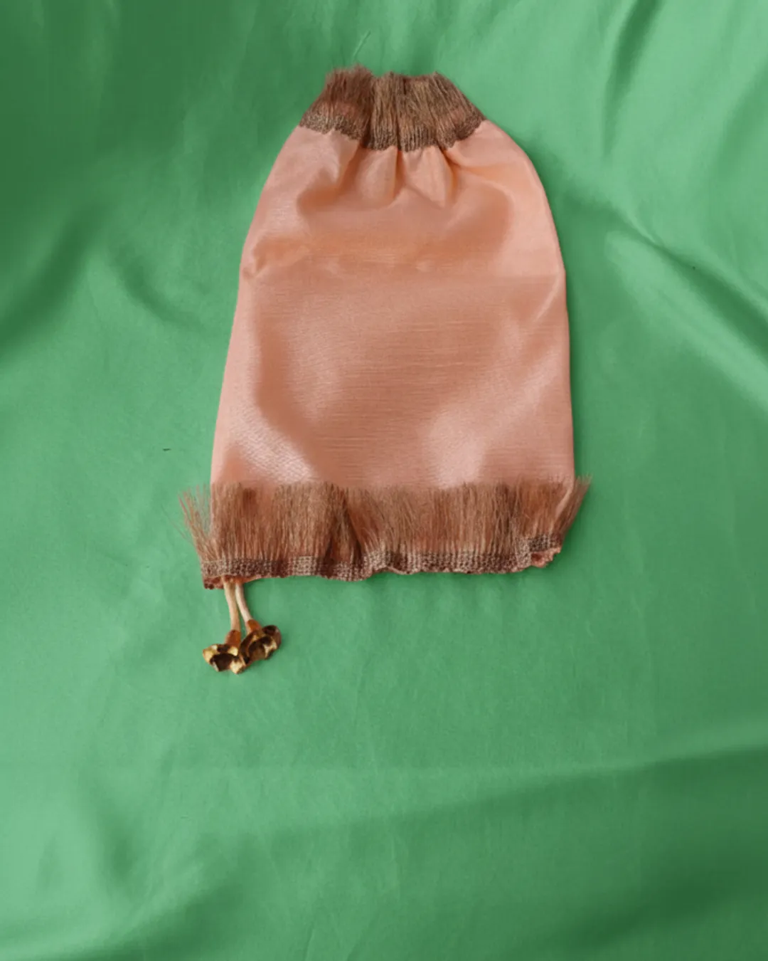 Peach Organza Chooda Cover