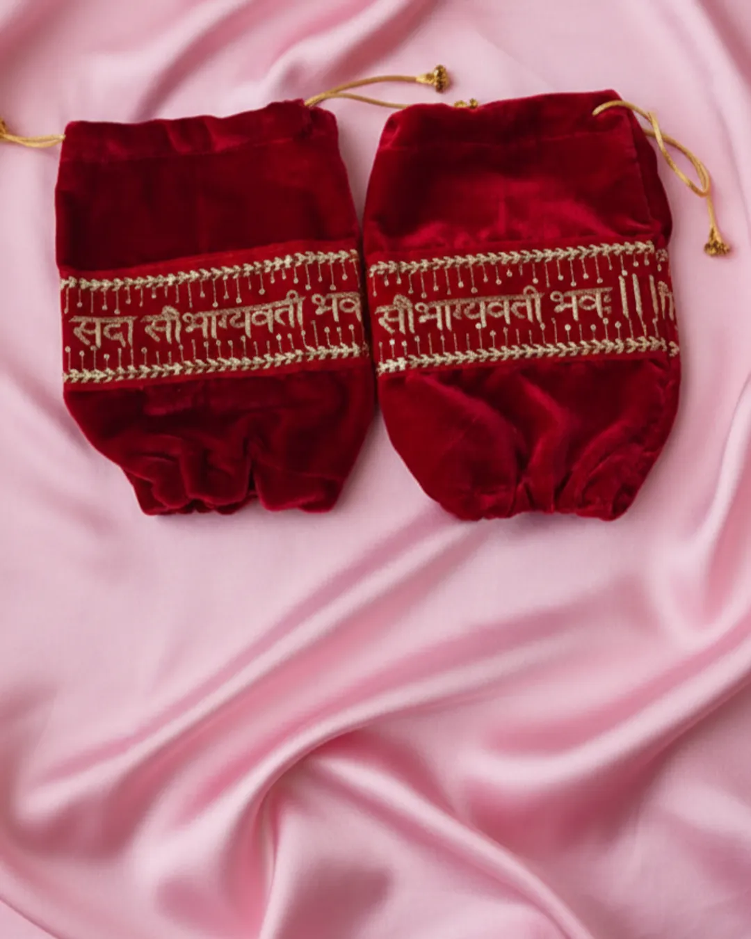 Maroon Velvet Chooda Cover