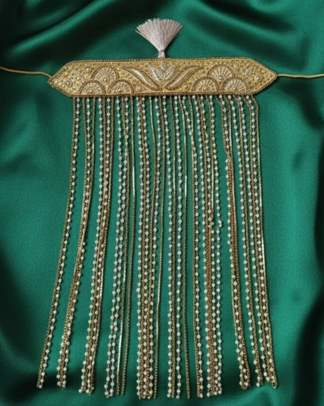 Emerald Beaded Groom’s Sehra