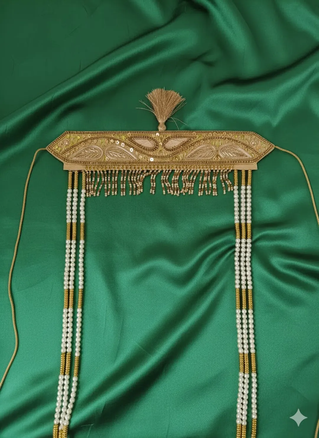Gold Embroidered Groom Sehra