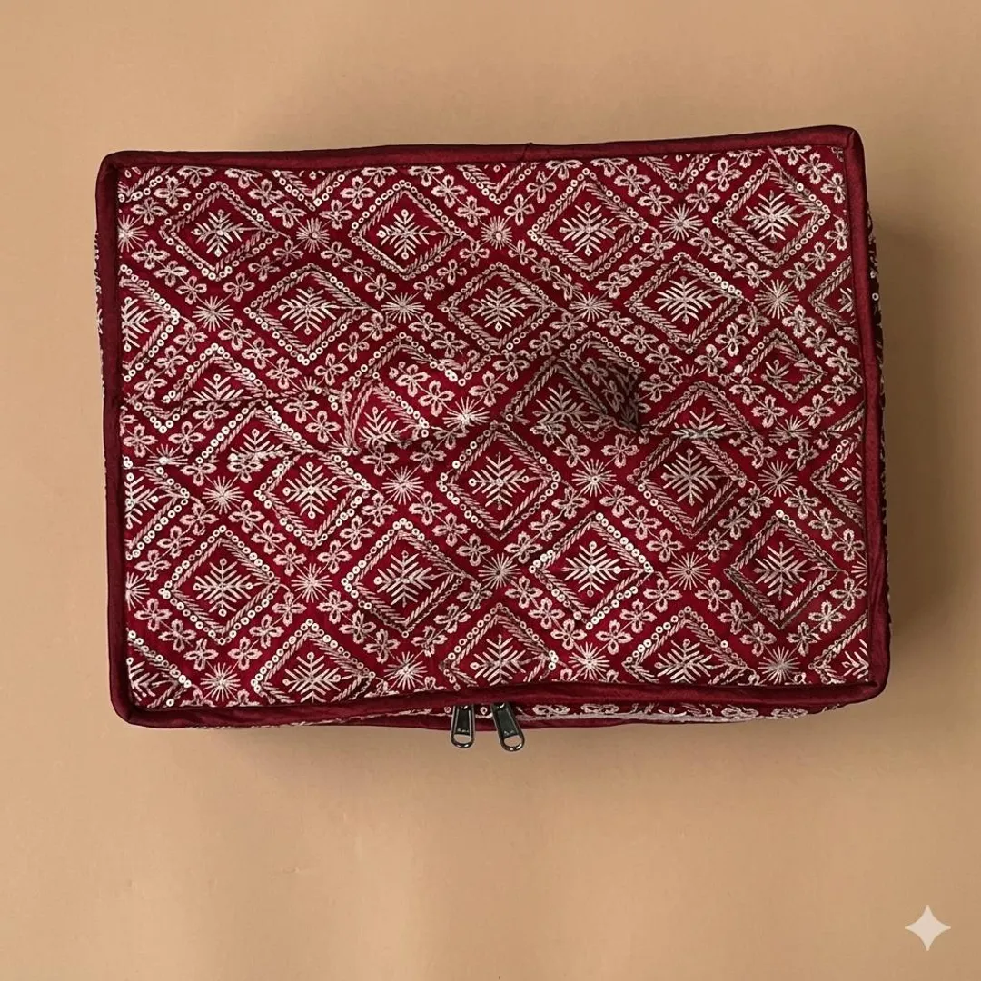 Maroon Trousseau Box