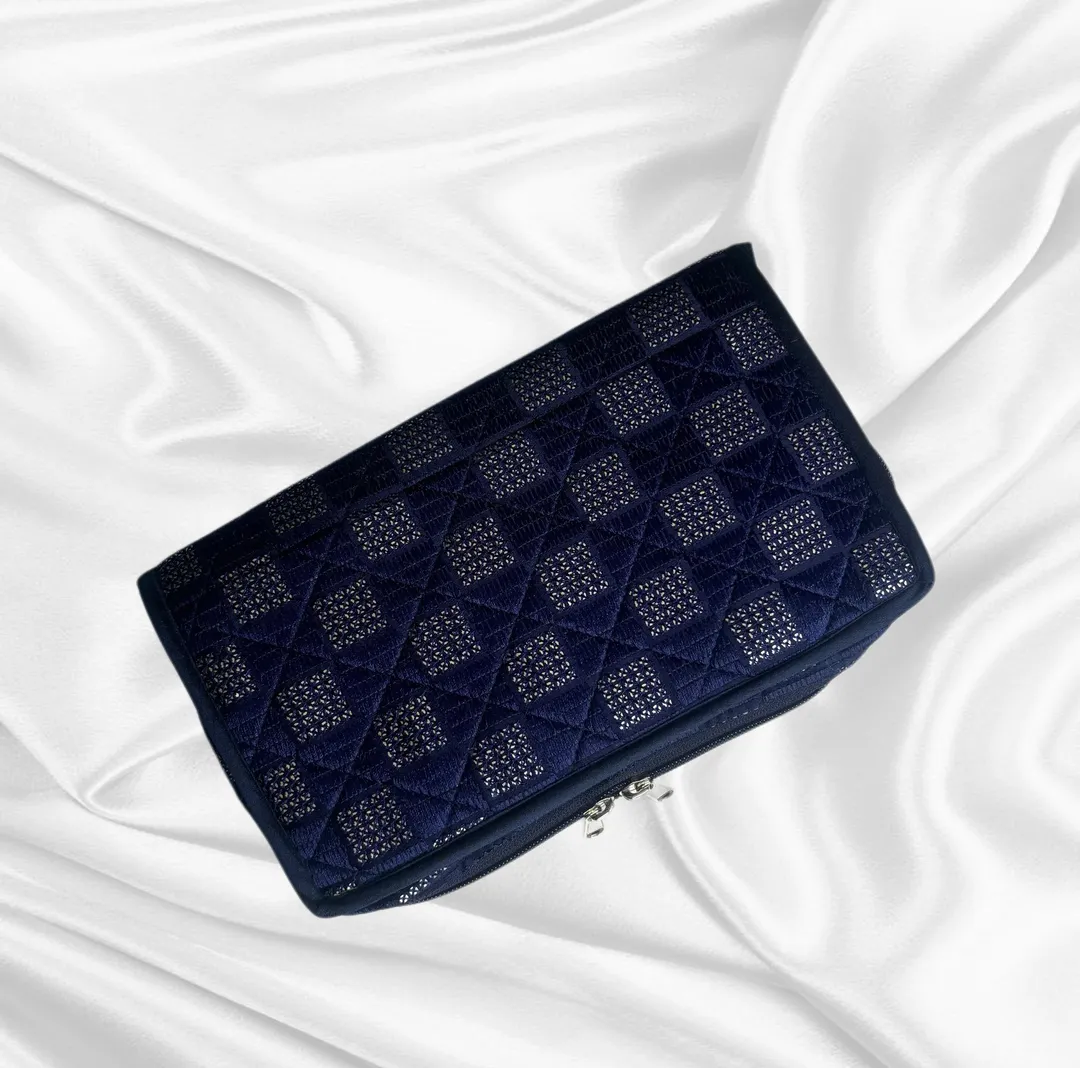 Navy Blue Foldable Organiser