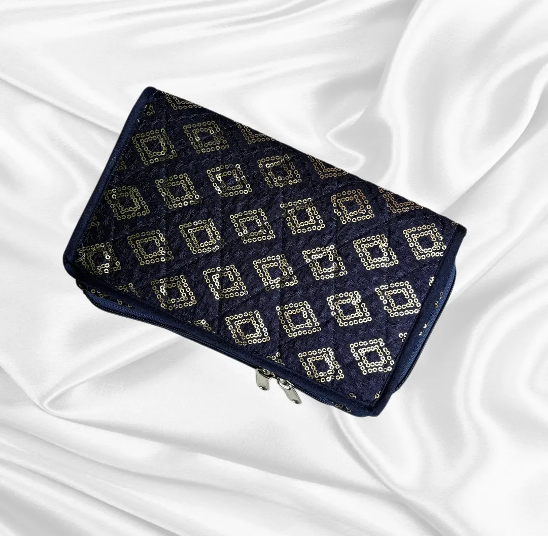 Blue Bling Foldable Travel Organiser