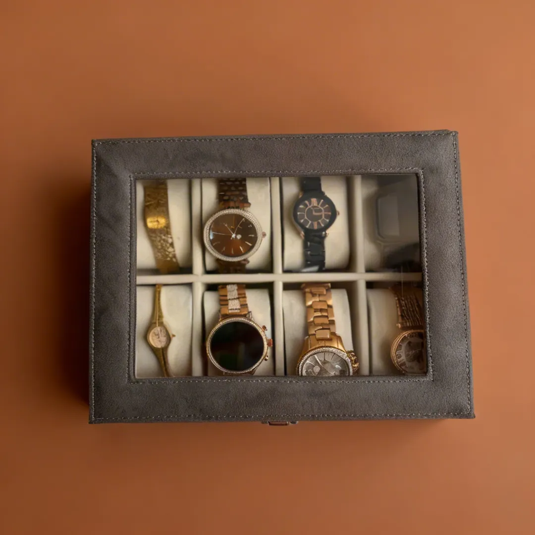 Luxury Suede Watch Box