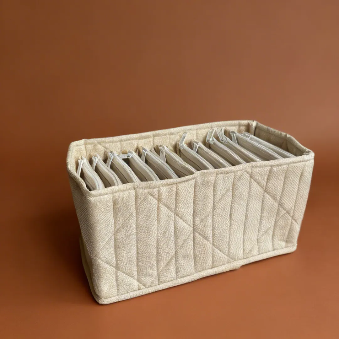 Jute Storage Drawer Organizer