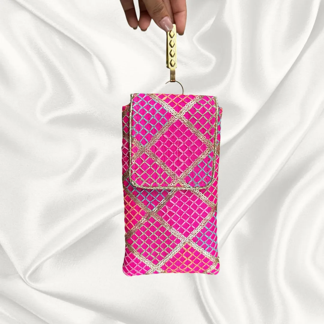 Luxury Sequin Mobile Sleeves(Set of 5)