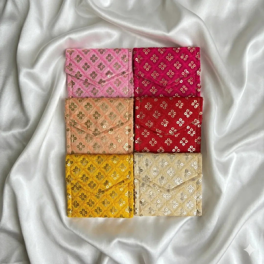 Sequin Design Envelopes(Set of 6)