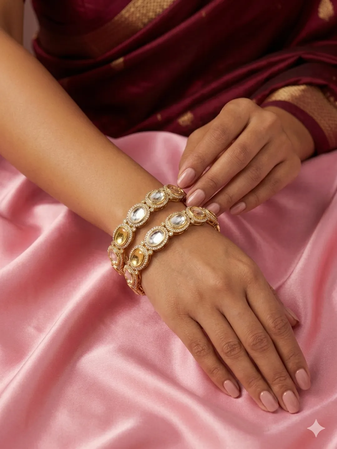 Oval Statement Bangles
