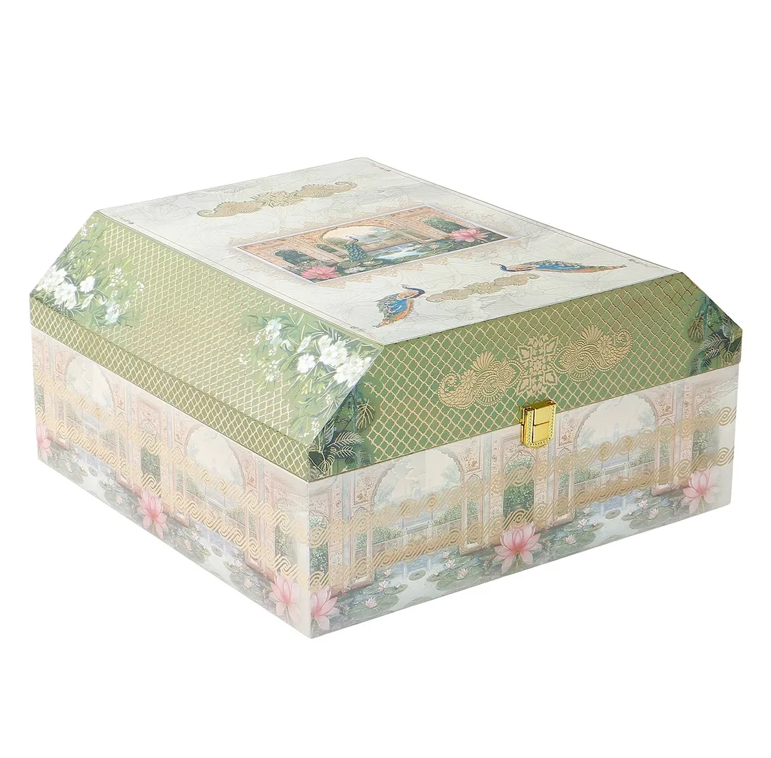 Peacock Garden Decorative Box