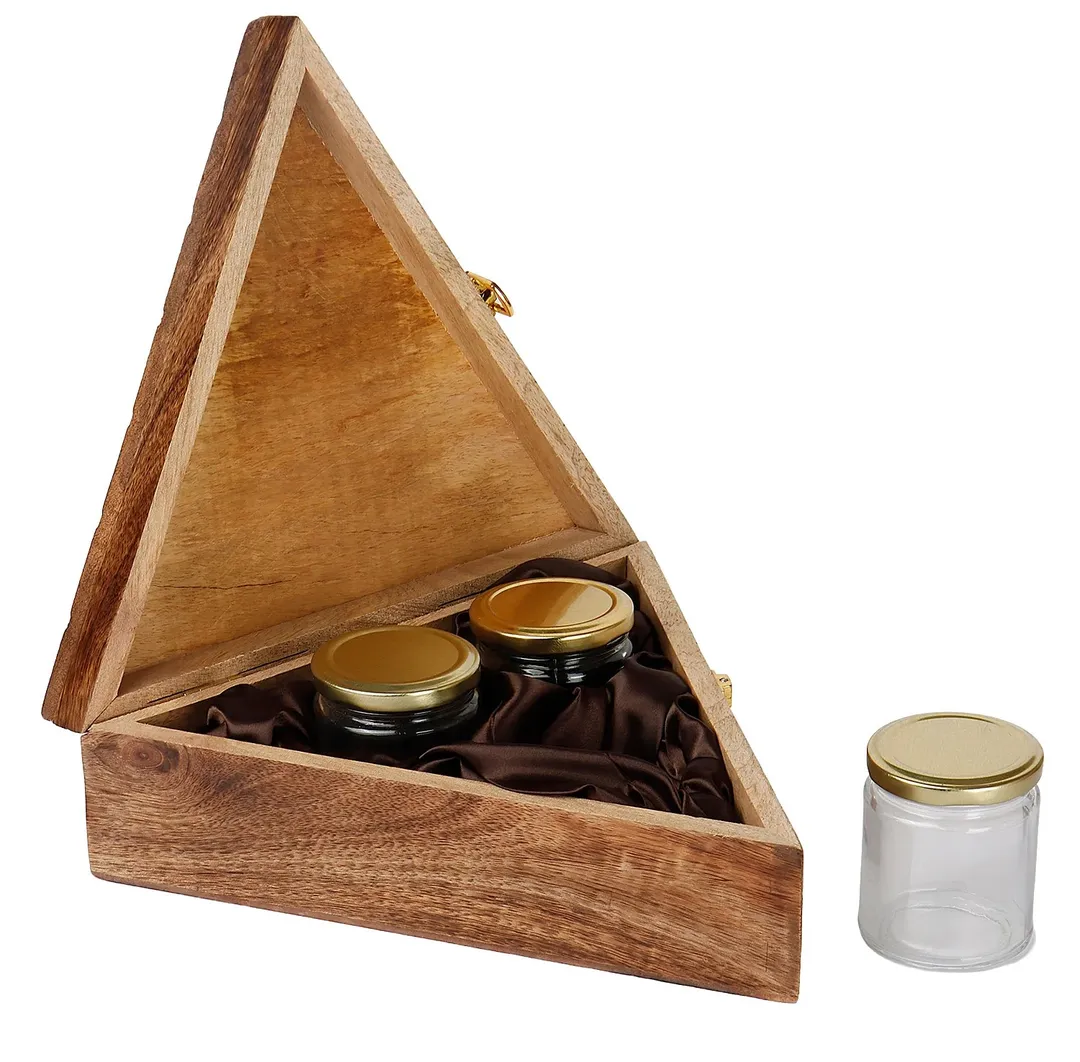 Unique Triangle Wooden Box