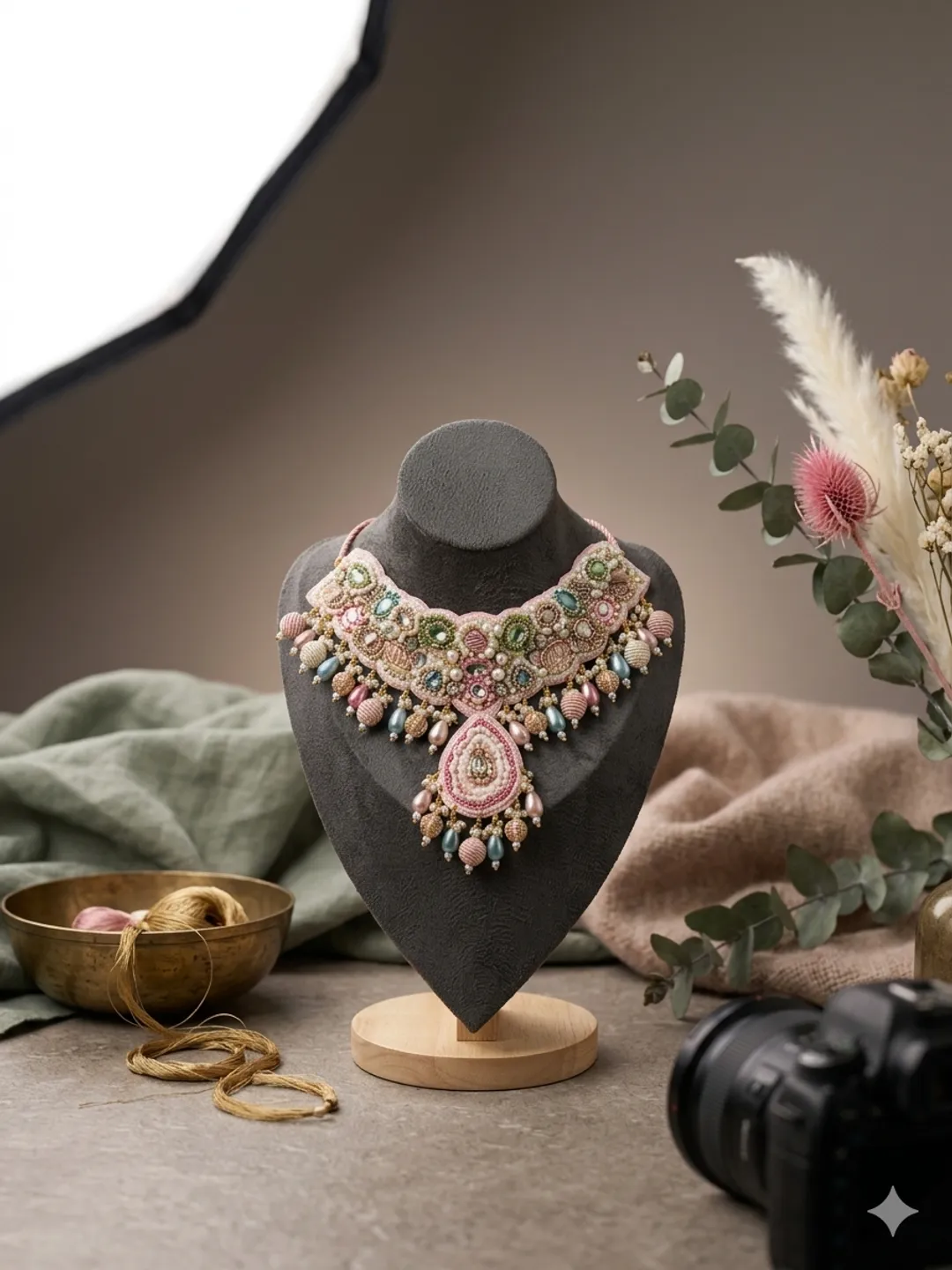 Blush & Mint Artisan Jewellery Set