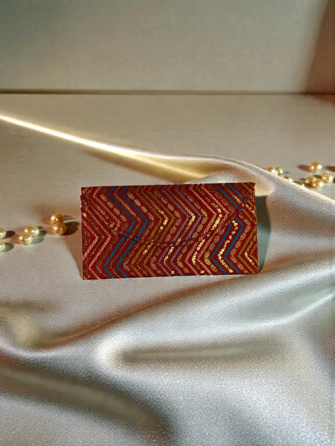 Red Zig Zag Cash Envelope