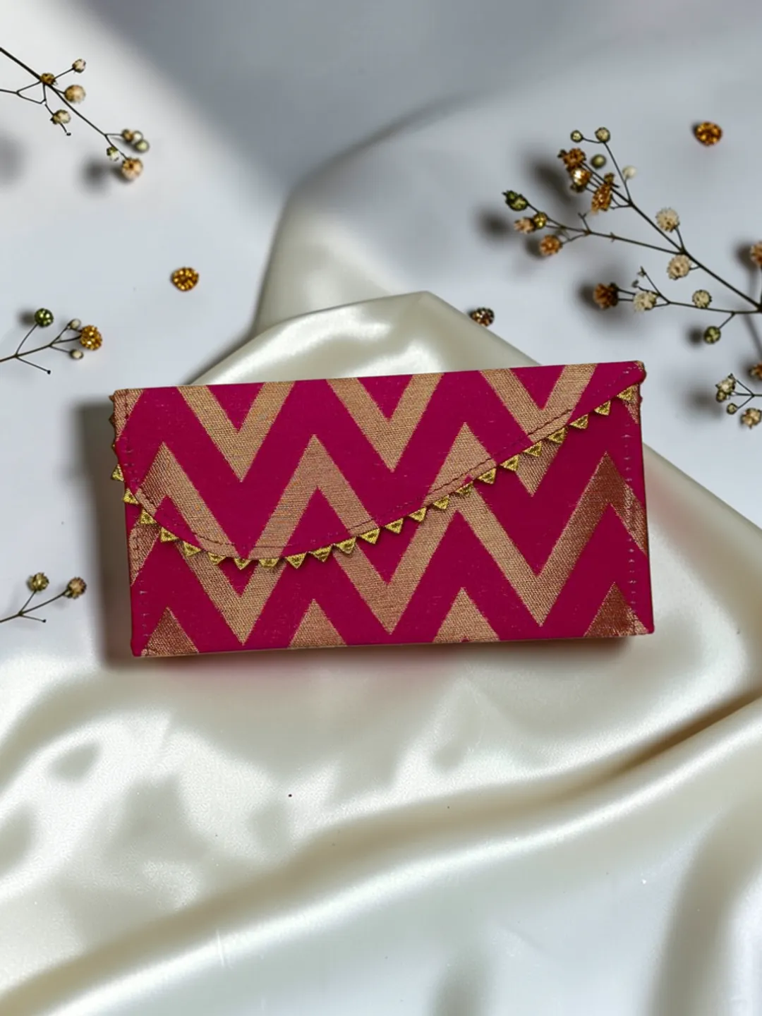 Magenta Chevron Cash Envelope