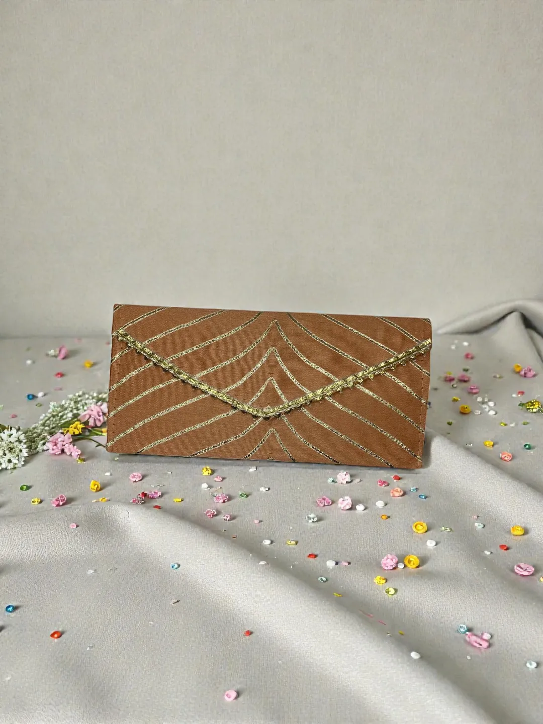 Peach Zarika Cash Envelope