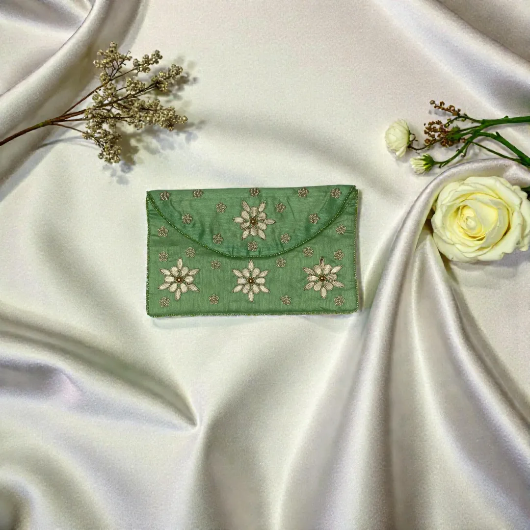 Green Mallika Pouch