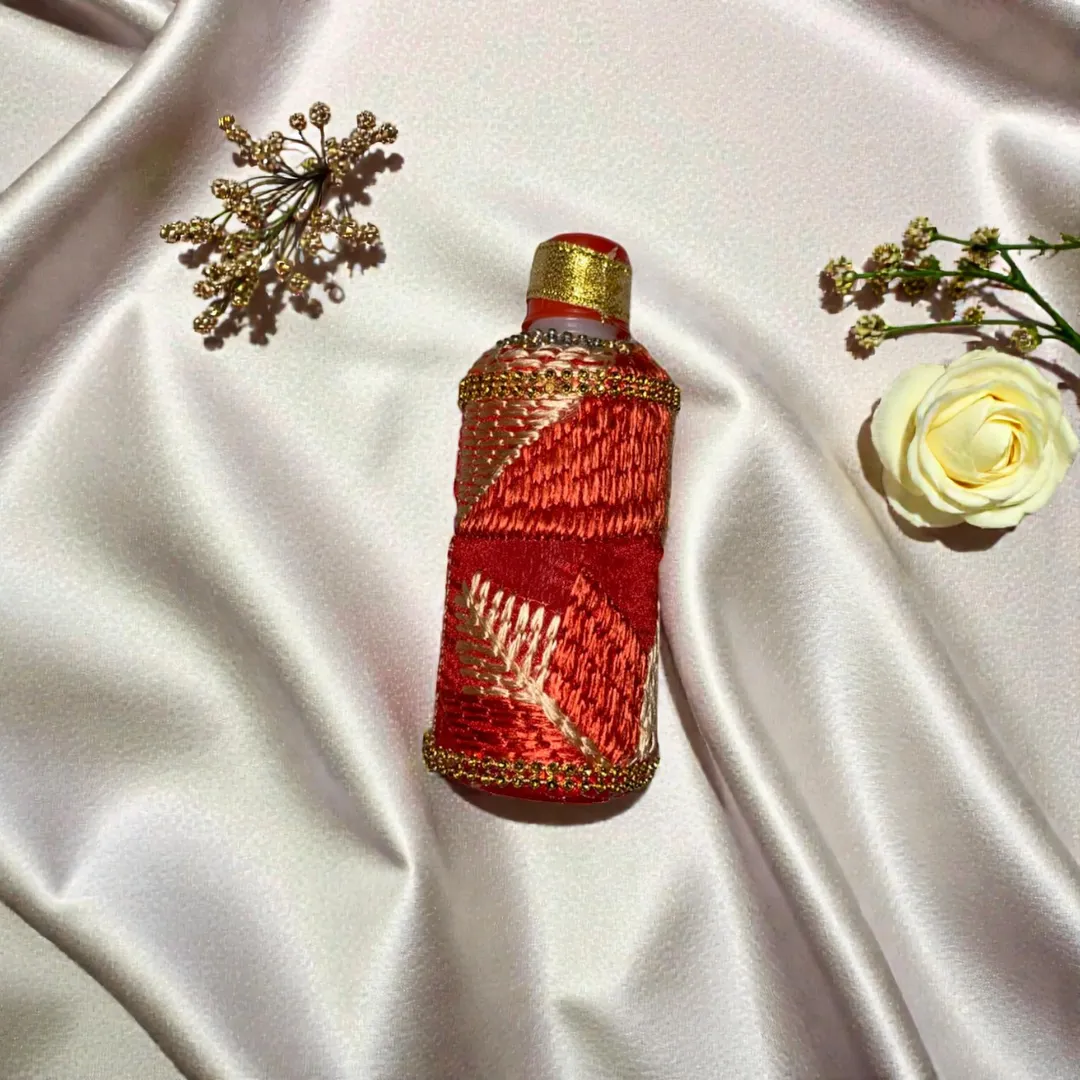 Traditional Threadwork Oil Keeper