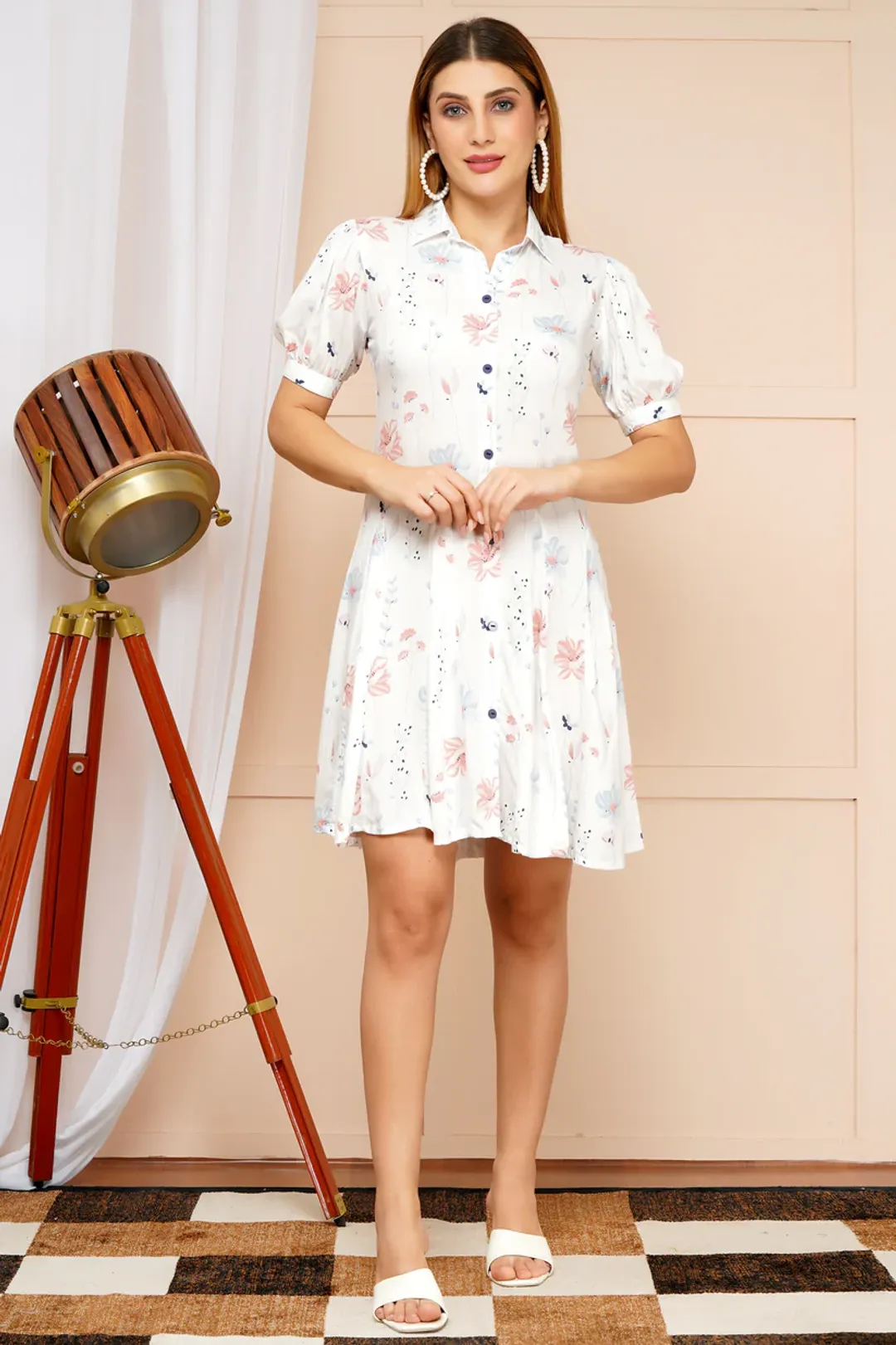 Whimsical Bloom Short Dress