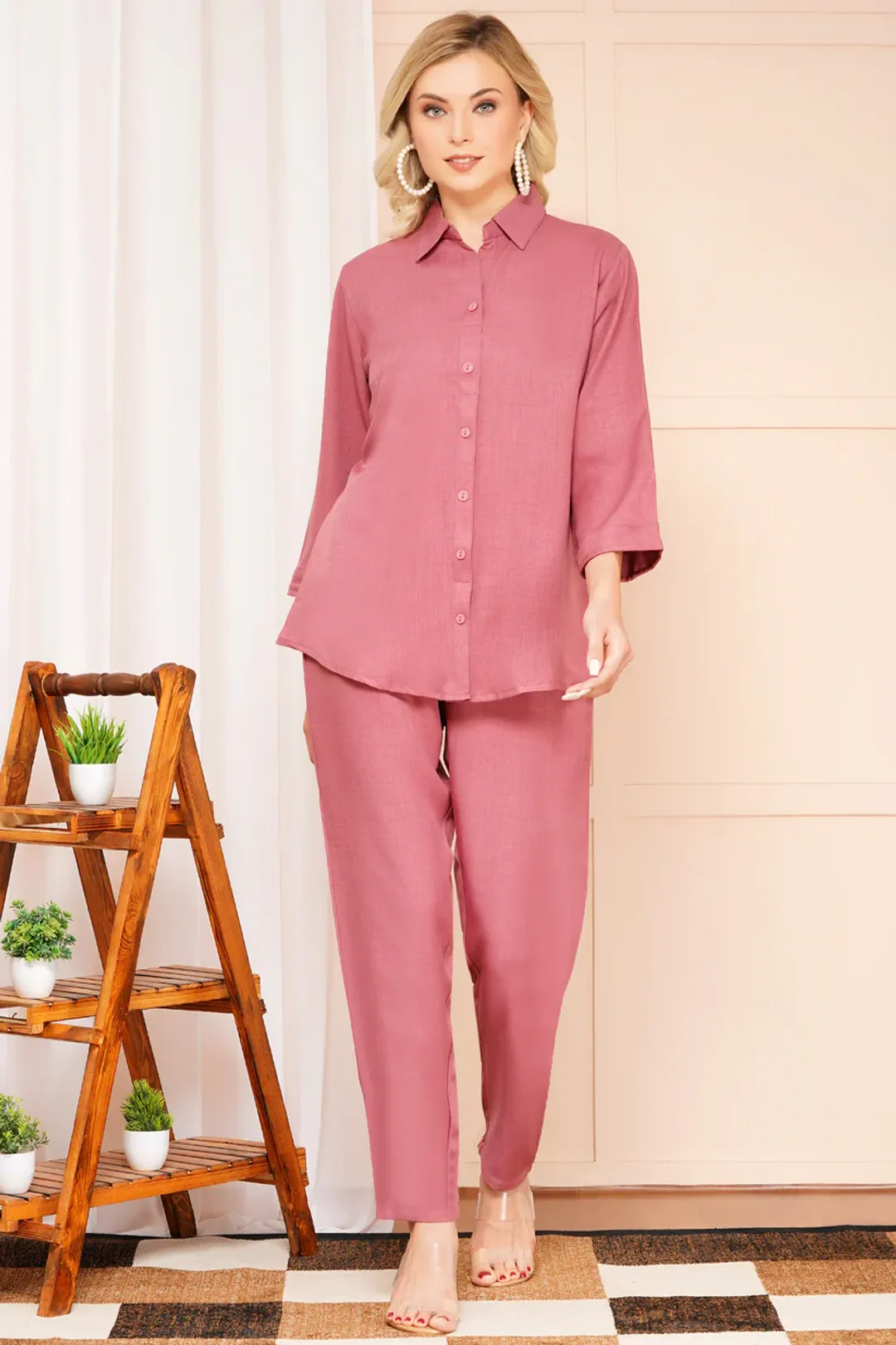 Blush in Style Rose Pink Co-ord Set