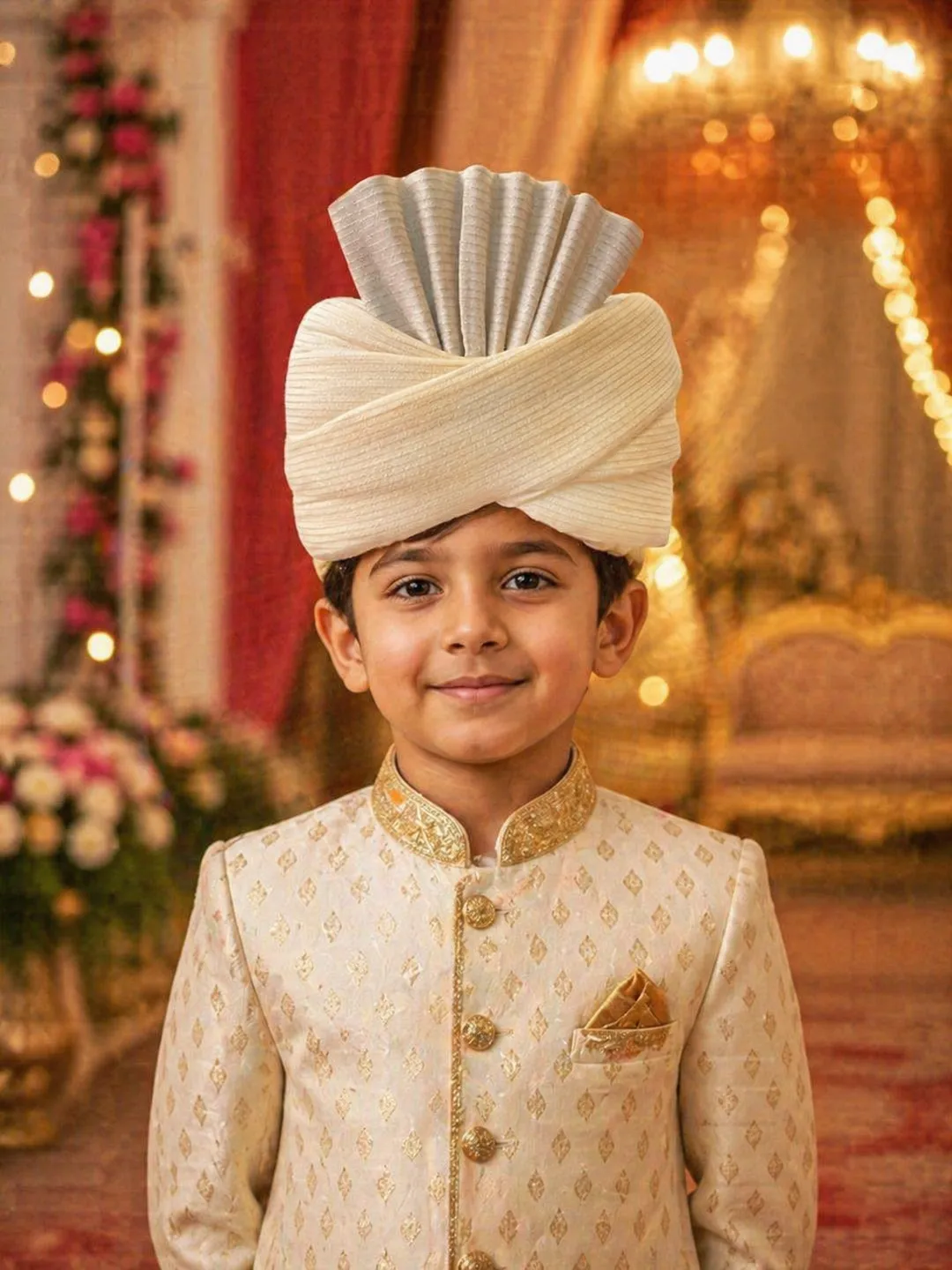 Ivory Royal Sarbala Pagdi