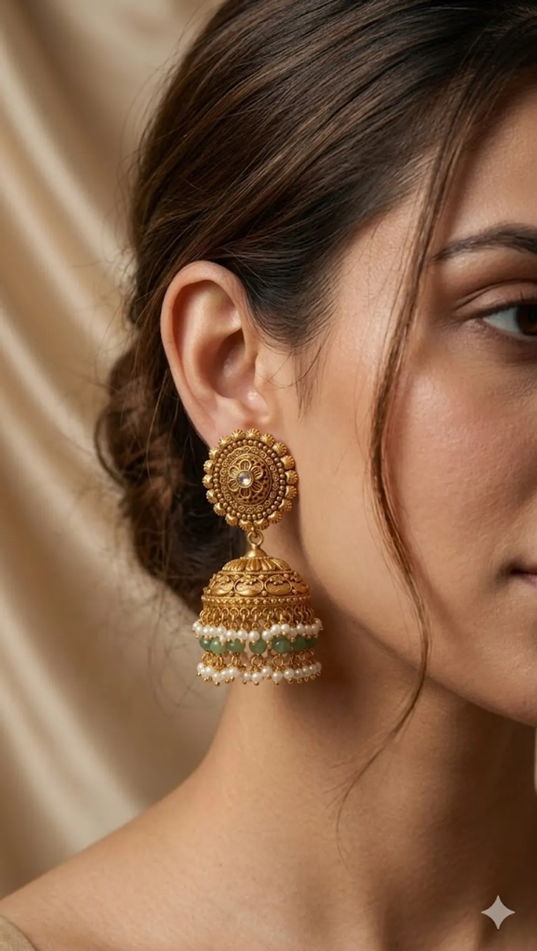 Rajsi Surajmukhi Jhumka Earrings