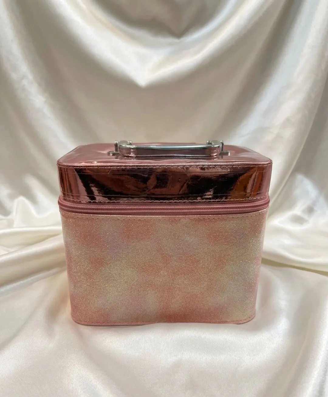 Rose Glow Luxe Vanity Makeup Case