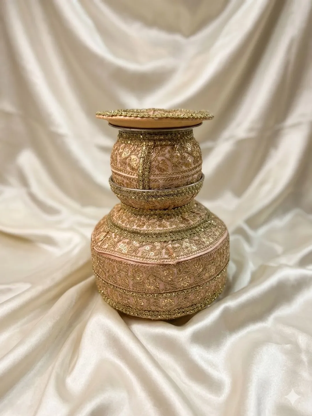 Blush Royale Zardosi Gharoli Set