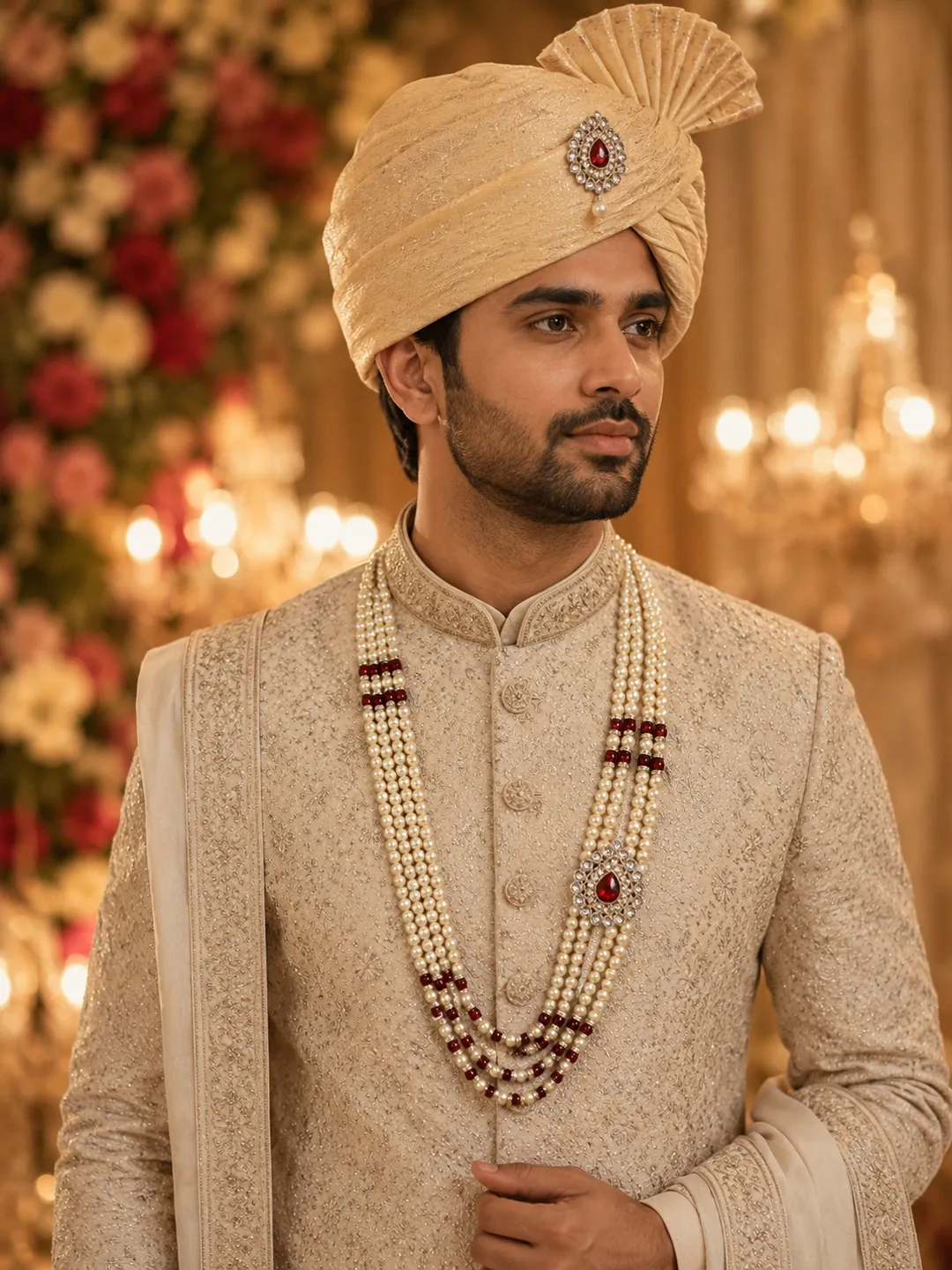 Multi-Layer Pearl Rani Haar