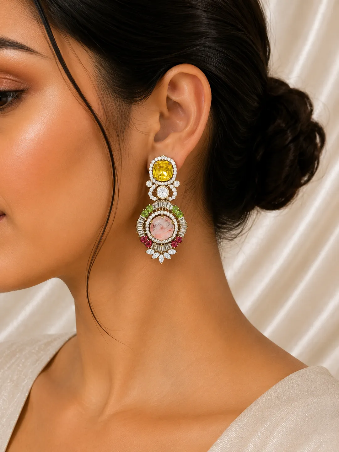 Sunlit Royale Statement Earrings