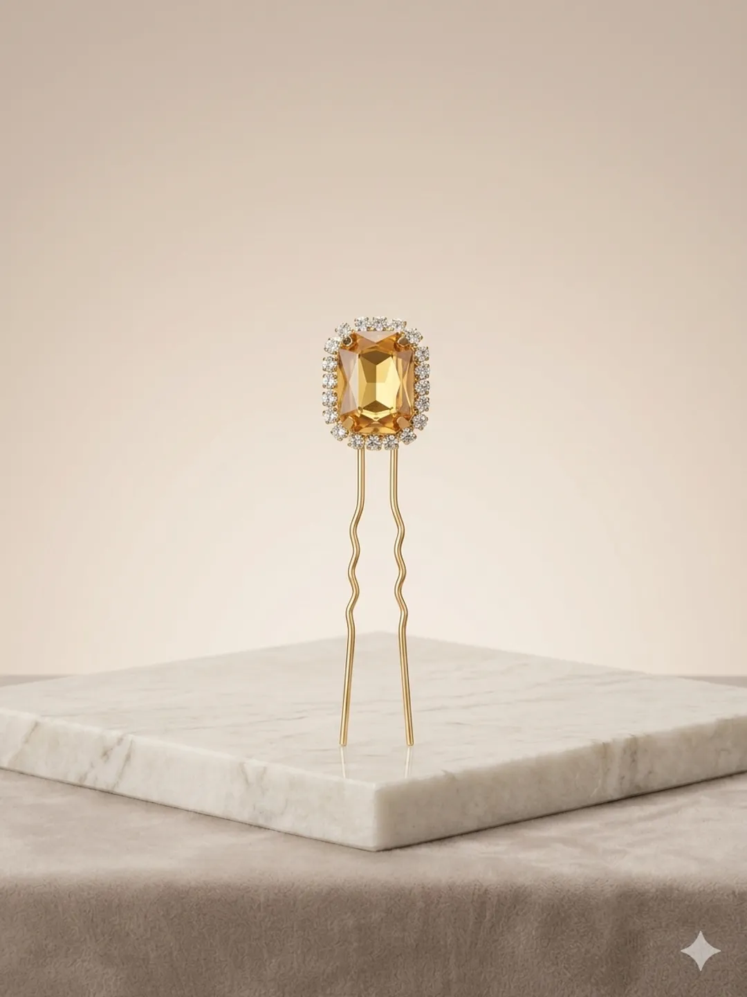 Golden Crystal Pin (pack of 10)
