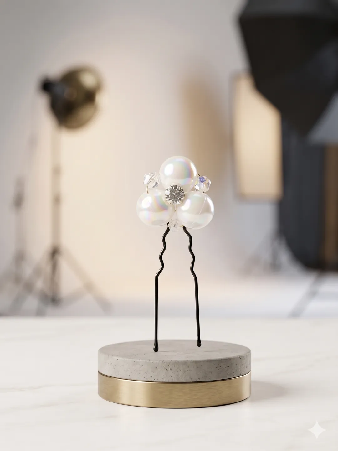 Iridescent Pearl Pin (pack of 12)