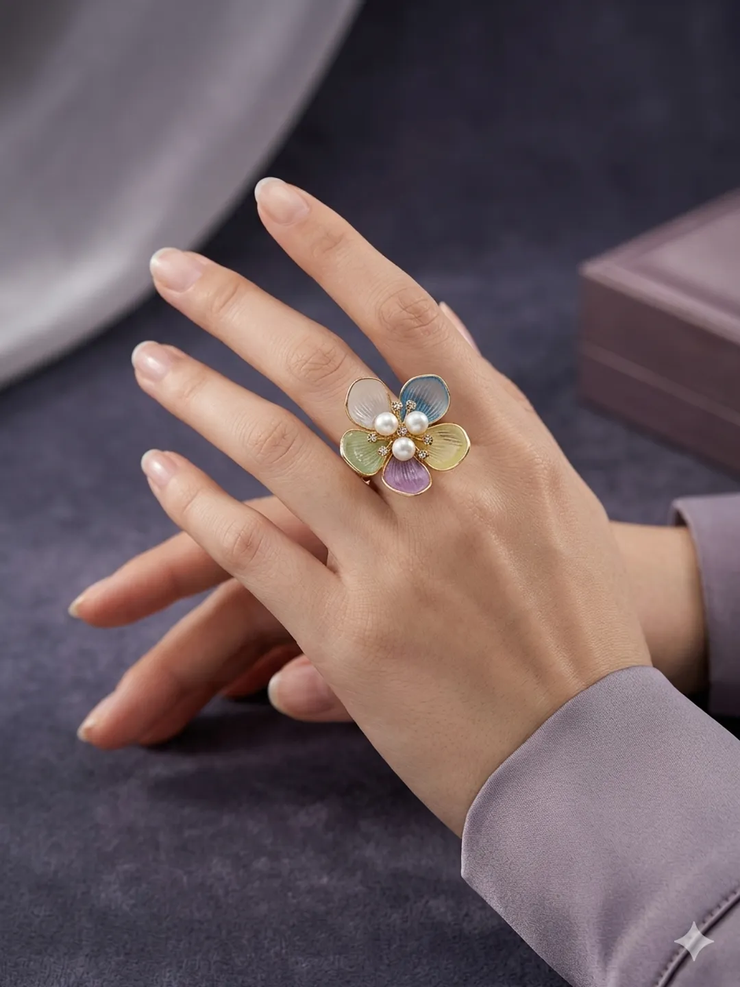 Pastel Blossom Ring (pack of 10)