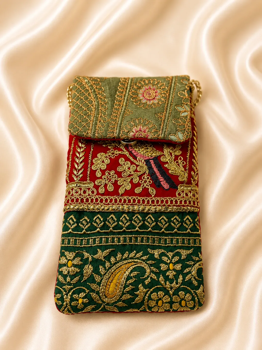 Royal Peacock Heritage Mobile Sling Pouch