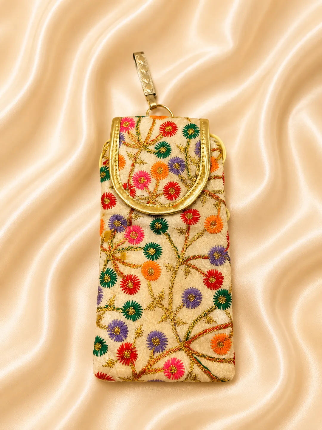 Blossom Carnival Embroidered Mobile Sleeve
