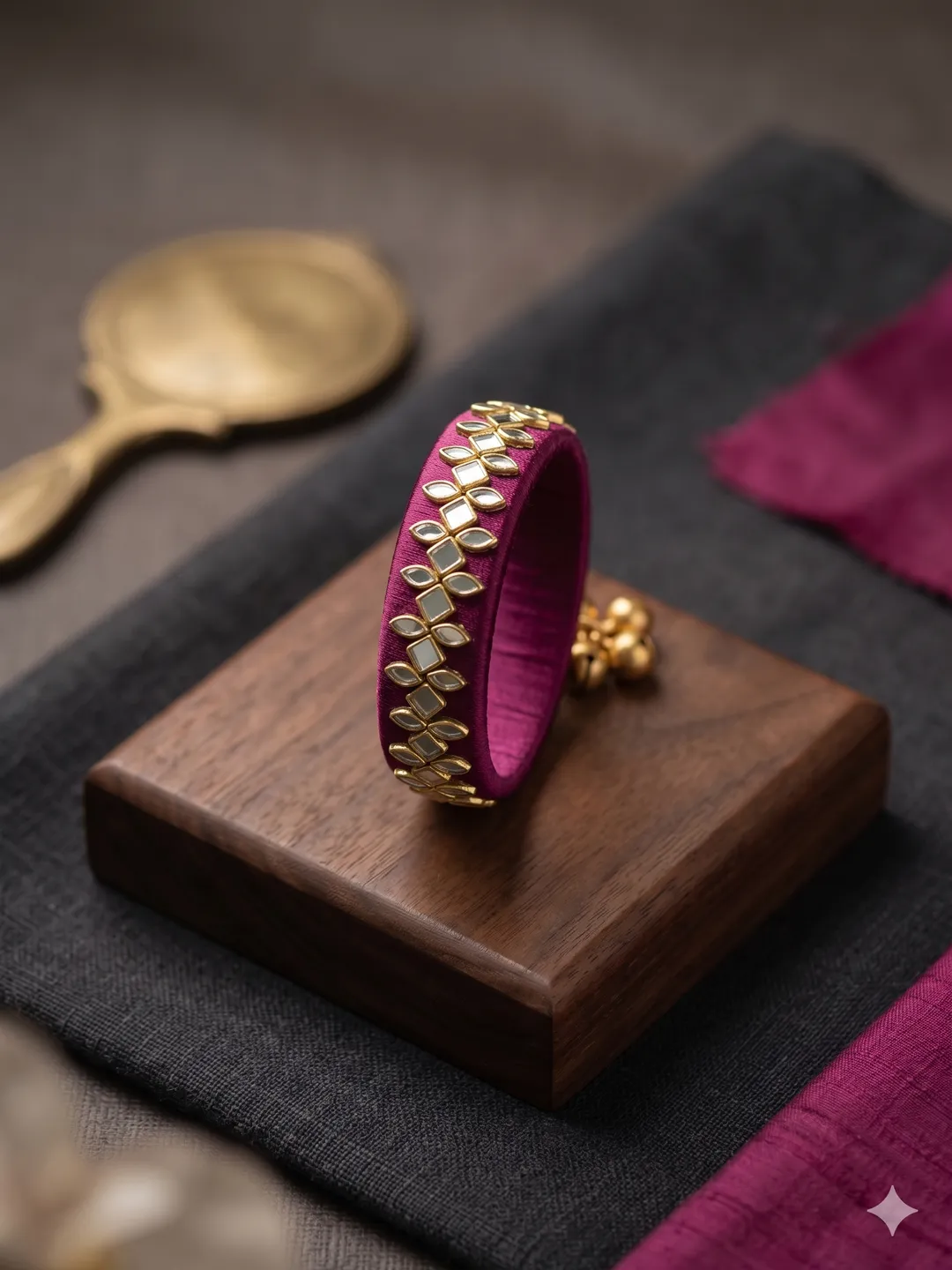 Purple Punjabi Jhumki Bangle