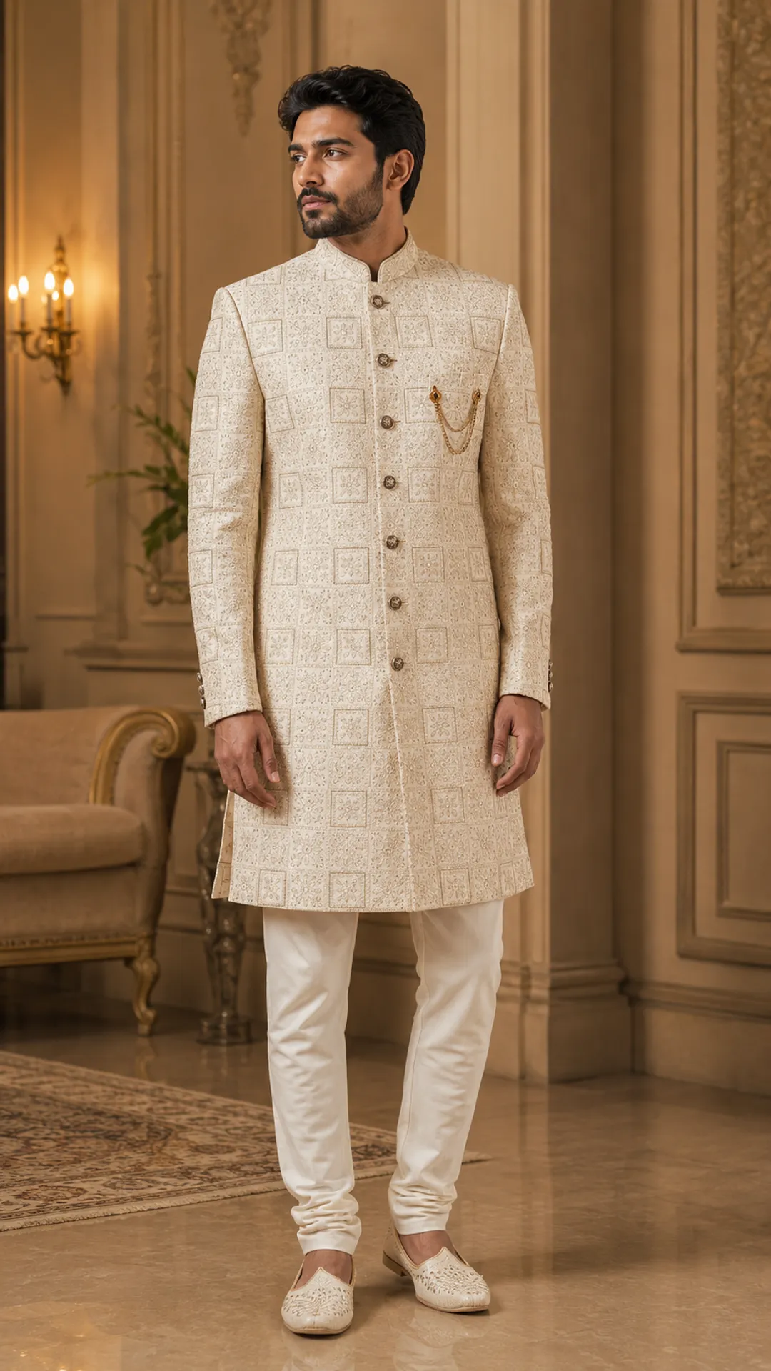 Mughal Majesty Groom Sherwani