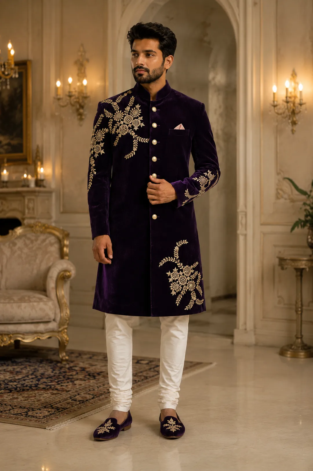 Royal Velvet Sherwani