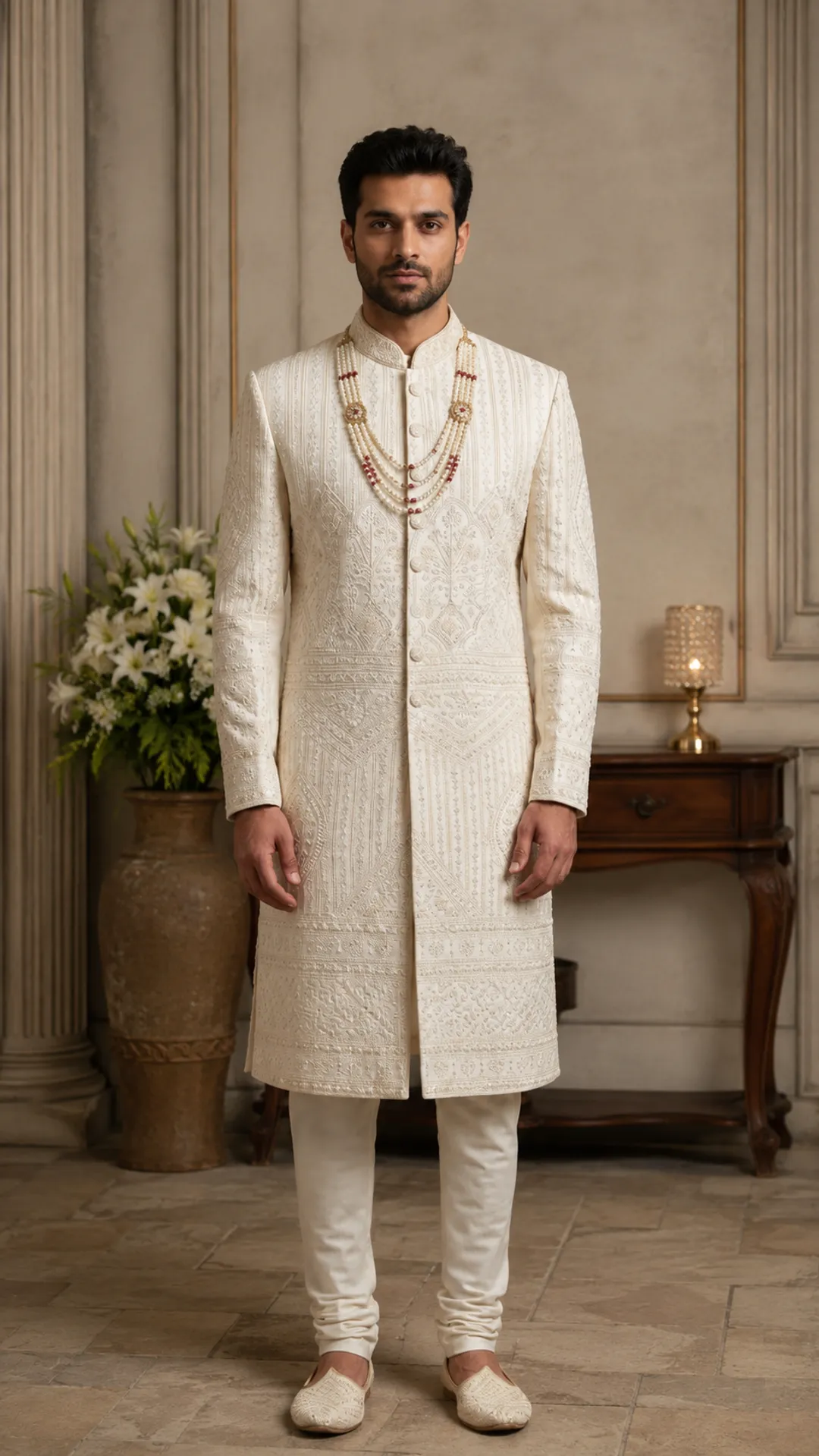 Regal Ivory Heritage Sherwani