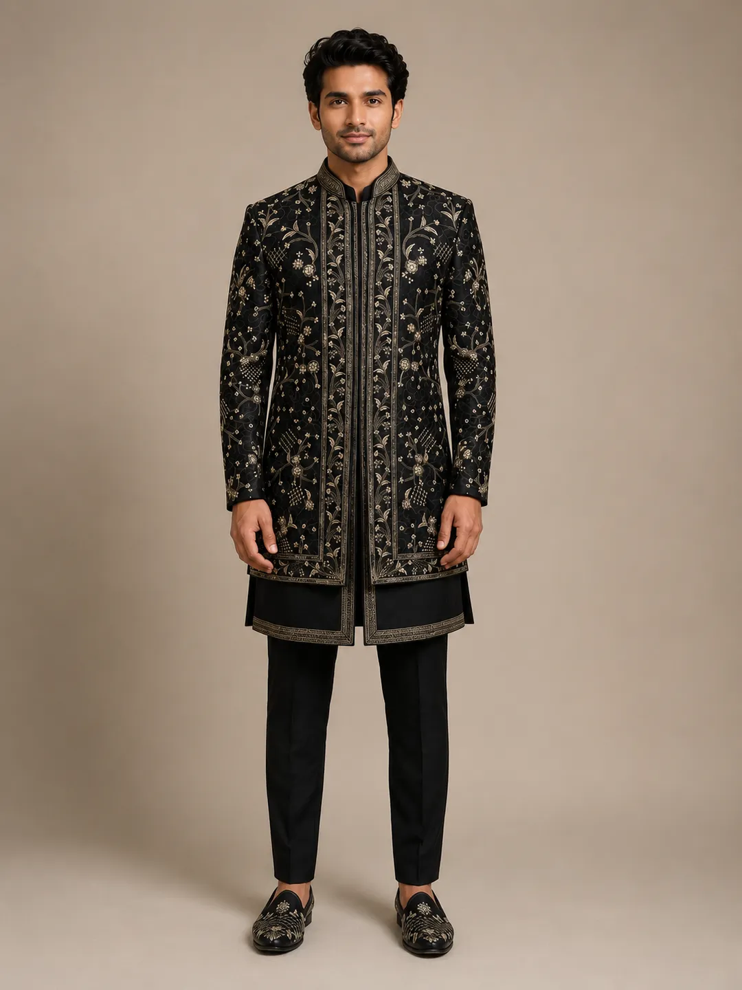 Royal Midnight Groom Set