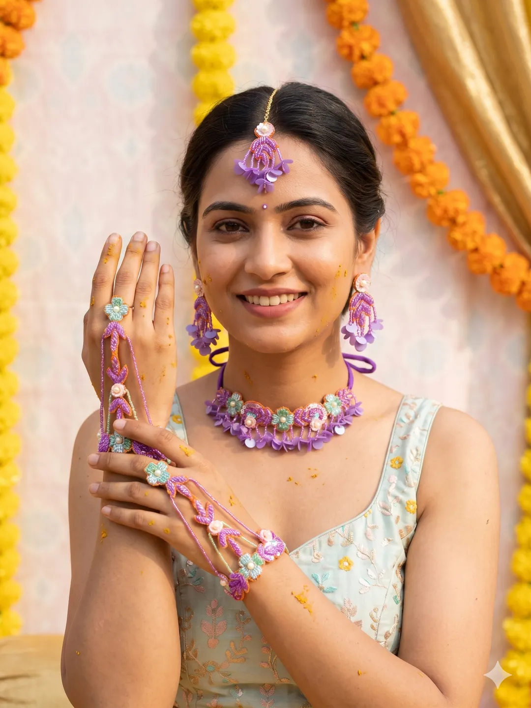 Aabroo Bridal Jewellery Set