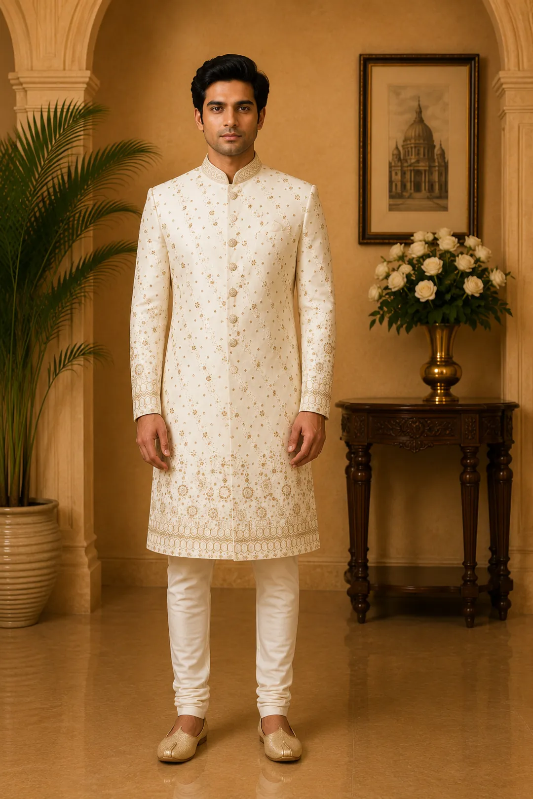 Pearl Dynasty Sherwani