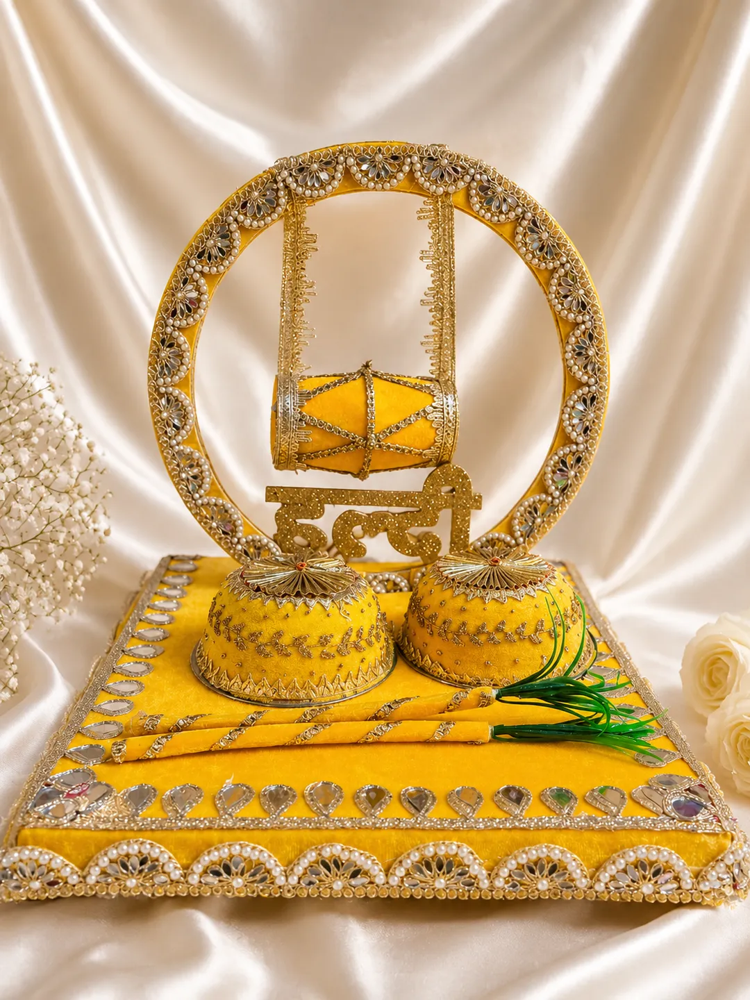 Golden Glow Haldi Platter