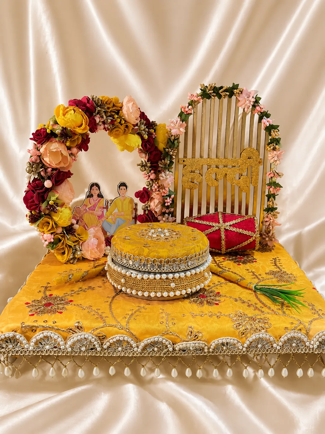 Royal Haldi Ceremony Tray