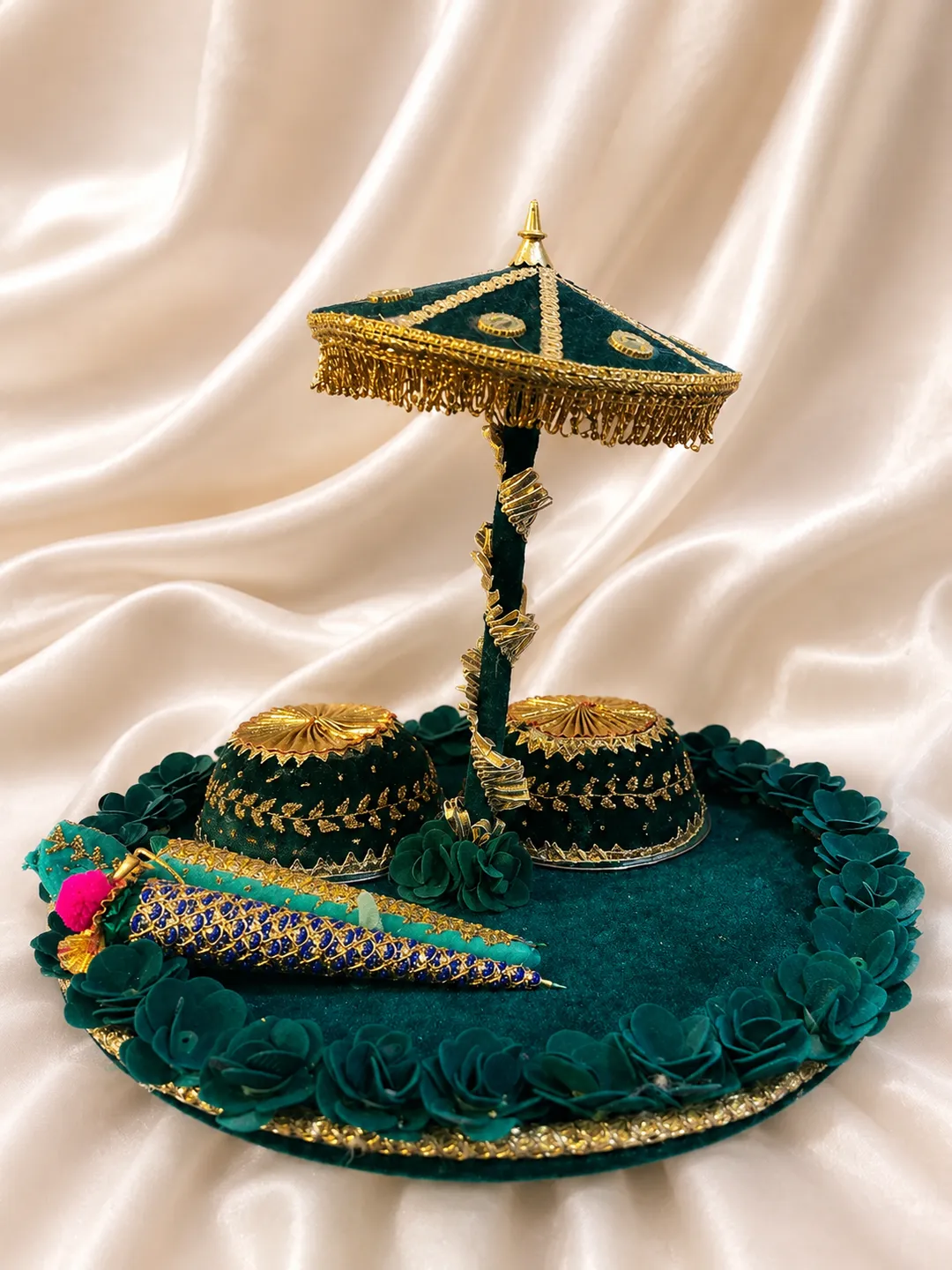 Emerald Mehendi Tray