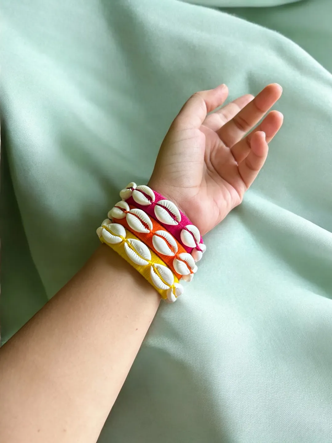 Shell Bangle Set of 3