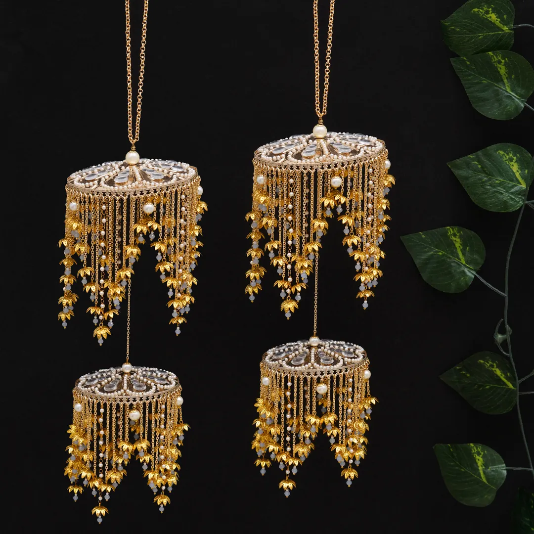 Pearl Lotus Dome Kaleere Set Of 2 Pieces