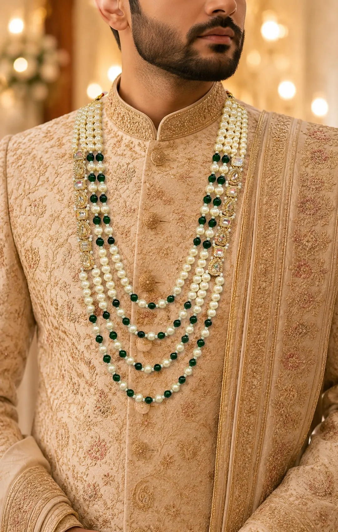 Regal Green Pearl Haar