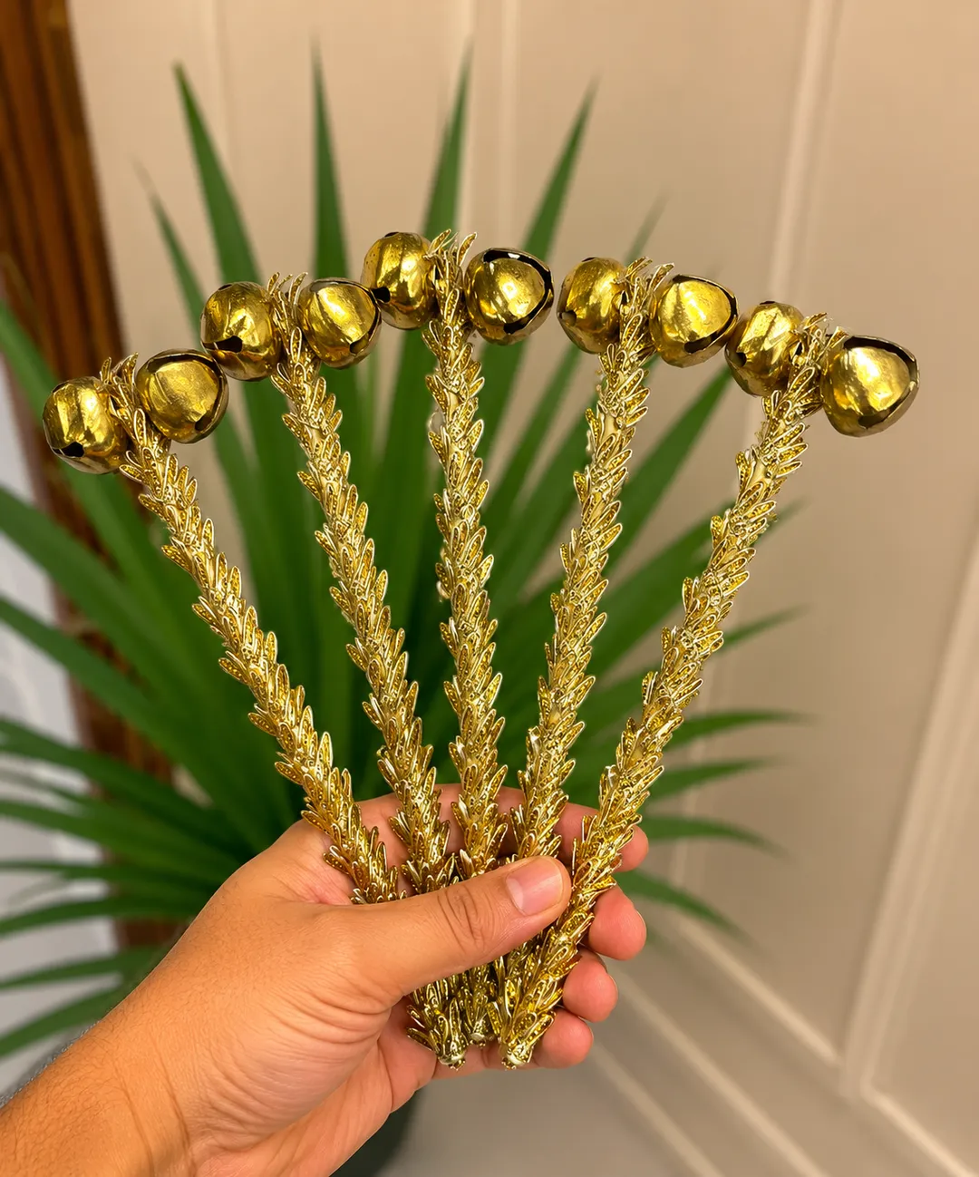 Golden Ghungroo Sticks (Pack of 10)