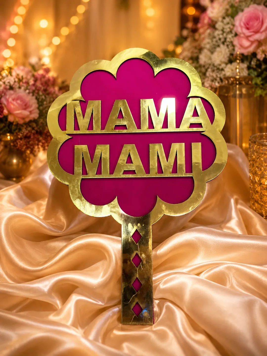 Royal Mama Mami Wedding Sign
