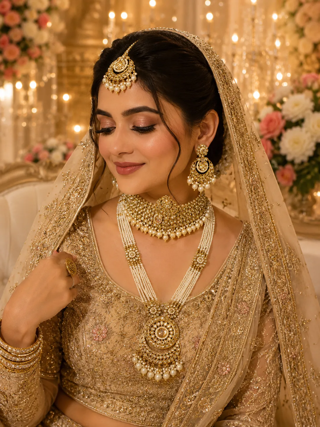 Majesty Bridal Rani Haar Set