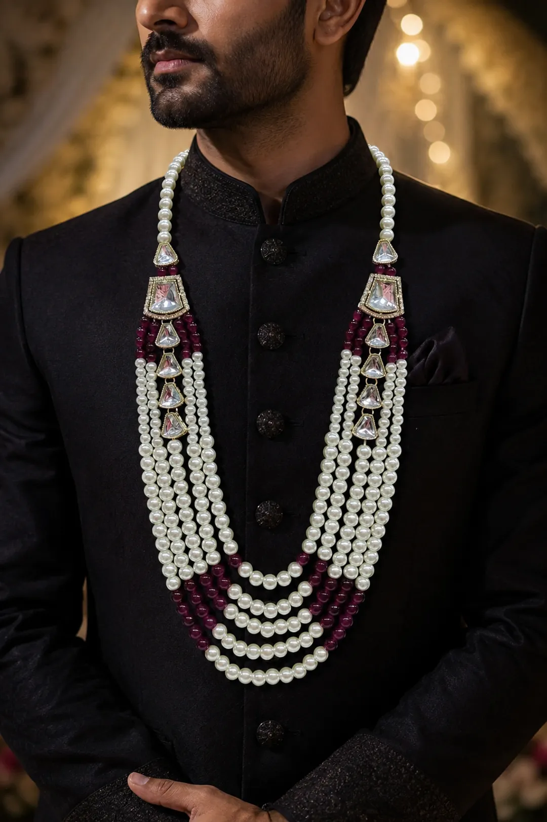 Blush Purple Layered Necklace